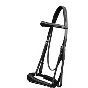 Brida para Caballo Hecha a Mano de Cuero Suave Personalizable de Alta Calidad, Estilo Inglés, Tamaño 2x3x2m para un Montar Cómodo en Entrenamiento - Product Image 5