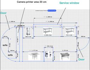 Chariot de nourriture mobile commercial, de kiosque de, chariot de vente mobile pour les franchises et les boutiques pop-up - Product Image 2