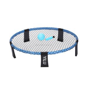 YILU Ensemble de filets ronds de volley-ball Jeu de sport de ballon de plage Filet rond d'extérieur de qualité professionnelle pour la cour, la pelouse et la plage - Product Image 1
