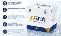 Boîte de chaîne du froid réutilisable NERA G à carbone neutre, prête pour la distribution UE, haute isolation VIP+PCM pour la logistique pharmaceutique durable