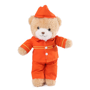 Peluche uniformée d'ours en peluche pompier, infirmière, docteur, jouet en peluche pour jeu <span class=keywords><strong>de</strong></span> rôle, poupée personnalisable avec logo, vente en gros, cadeau <span class=keywords><strong>de</strong></span> remerciement pour le personnel - Product Image 3