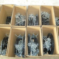 Kit de chaîne en fonte avec chaîne de 7,2 mètres pour porte à enroulement, pièces de rechange et accessoires