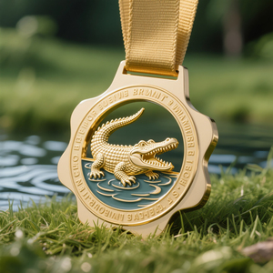 Plaques sportives personnalisées et colorées avec cordon pour les championnats d'athlétisme - Product Image 3