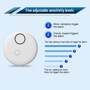 Capteur de sécurité magnétique pour fenêtres/portes, alarme de vibration de verre à volume élevé 130 dB, système de sécurité intelligent pour la maison AG-Z001 - Product Image 3