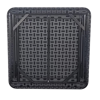 Table de cartes domino moderne en métal noir et plastique pour usage extérieur dans la cour de l'entrepôt de l'hôtel fournie par la Chine