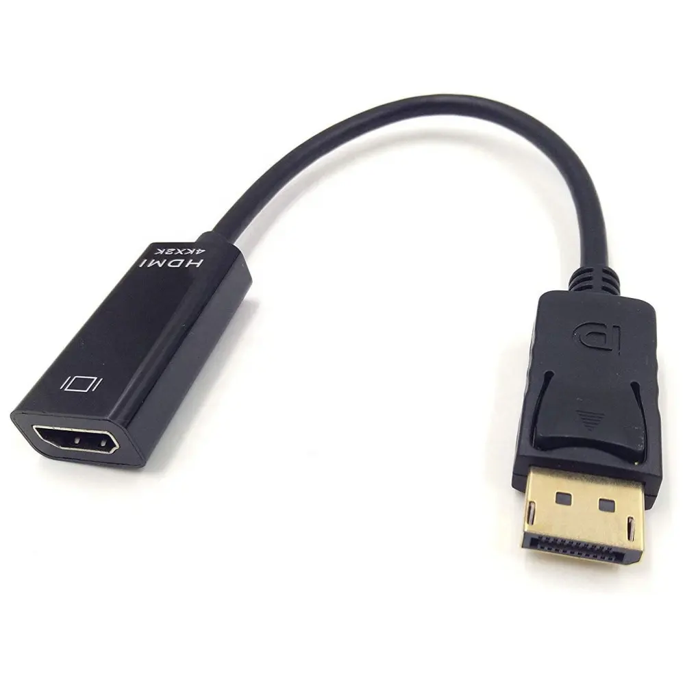 4K DisplayPort DP to HDM Adapter Compatible for Lenovo and Dell and HP and more