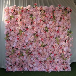Fondo de pared con rosas rosas, adecuado para el Día de San Valentín, propuesta de matrimonio y decoración de escenas de cenas románticas - Product Image 2