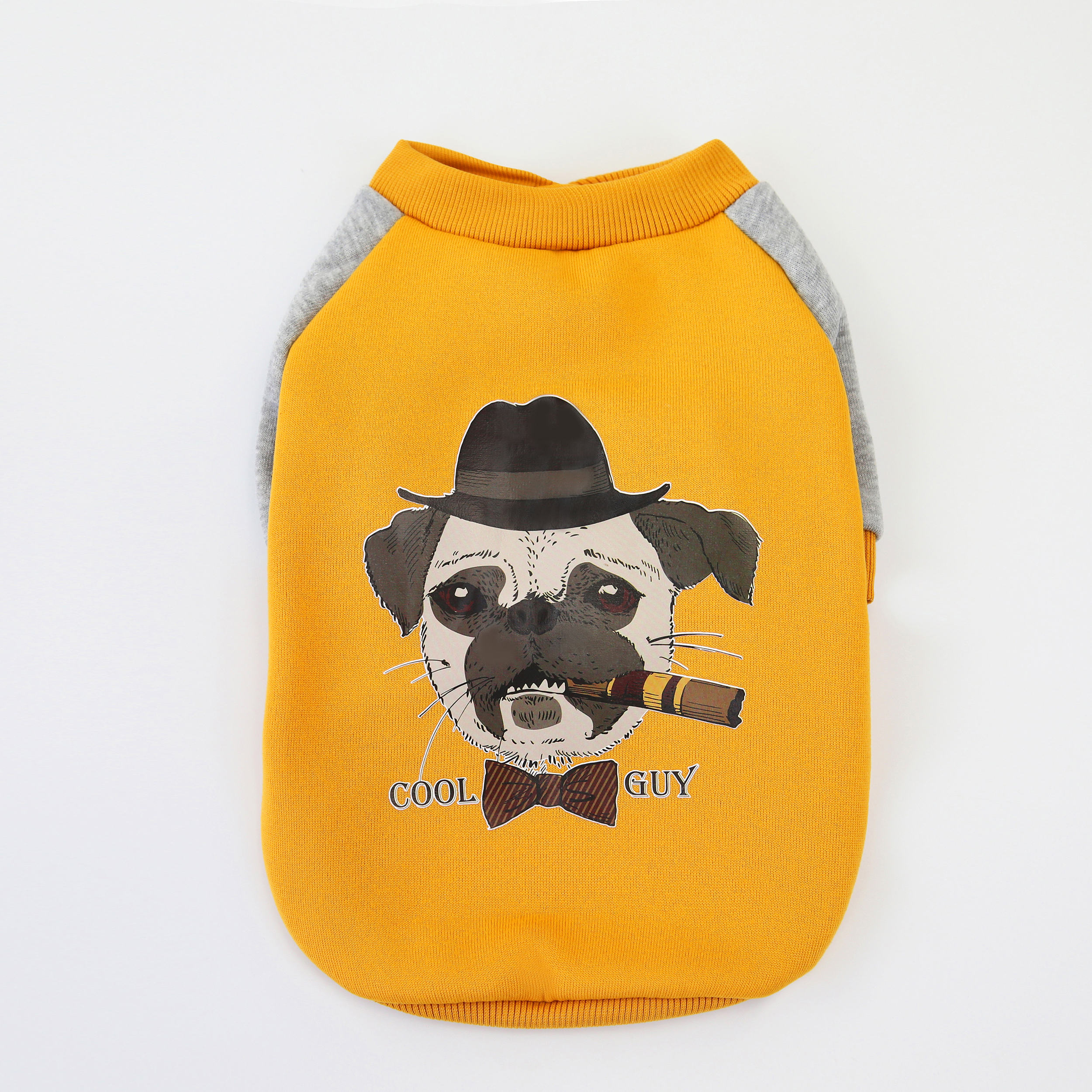 สีเหลืองเสื้อผ้าสัตว์เลี้ยง