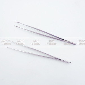 Aktion Tweezers Stainless Steel Straight And Curved Tips For Sewing Wire End Clamping <b>Tool</b> - Product Image 4