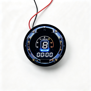 Autocollant personnalisé OEM pour tableau de bord de moto circulaire, compteur de vitesse, compte-tours, jauge de carburant, batterie, PVC, PET, adhésif - Product Image 1
