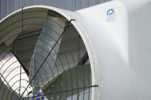 Ventilateur d'évacuation électrique Bonawind 48 pouces à vitesse variable 380V à flux axial pour usage industriel, commercial et en atelier, construction robuste - Product Image 5