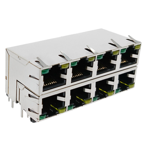 Conector RJ45 Modular sin Magnético de la Serie RJSAE, Tipo Dividido, 2X4, RJSAE538008 - Product Image 3