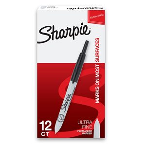 12 pièces/boîte <span class=keywords><strong>stylo</strong></span> Signature Extra Fine 32701 stylos marqueurs d'art <span class=keywords><strong>Sharpie</strong></span> à base d'huile - Product Image 3