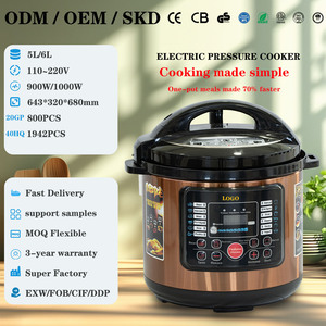 <span class=keywords><strong>Olla</strong></span> <span class=keywords><strong>a</strong></span> Presión Eléctrica Multifunción Inteligente Digital Profesional de 5L, 6L y 12 <span class=keywords><strong>Litros</strong></span> - Product Image 2