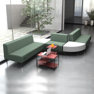 Home Furniture Living Room Covers Sectional Sofas Office Sofa Modern Fabric 3 <b>Sets</b> Solid Wood Frame American Style Standard - Product Image 1