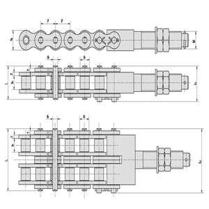 Hikity — rouleau de rampe de stationnement de voiture, OEM, ODM, fabricant, personnalisé, 12AT-1, 16AT-1, 16AT-2, 20AT-2, 20AT-3, 24AT-1 - Product Image 6