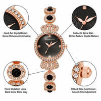 Montre bracelet de luxe à succès, avec couronne incrustée de diamants, montre à quartz verte haut de gamme, boîtier en alliage tendance pour femme, polyvalente