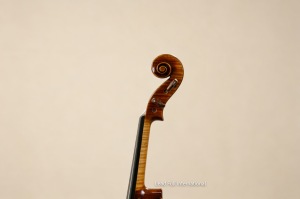 Violín Guarneri Leduc 1745 de una pieza con fondo de arce 4/4, hecho a mano con abeto europeo y accesorios de palisandro, modelo LFTS-605 - Product Image 3