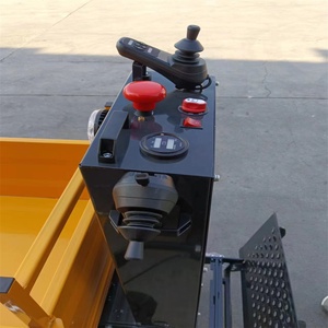 Chinois Heavy Duty <span class=keywords><strong>Électrique</strong></span> Mini Dumper 500kg Capacité Pliant Construction <span class=keywords><strong>Brouette</strong></span> Avec Roulement Sur Chenilles Chargeur Mouvement - Product Image 2