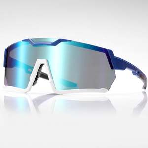 Gafas de Sol Deportivas con Marco Grande y Logotipo Personalizado para Hombre y Mujer, Lentes de Espejo Coloridas con Protección UV400, Gafas de Ciclismo - Product Image 2