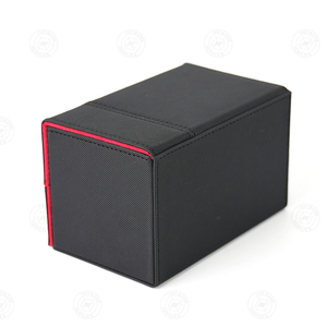 Caja de Almacenamiento de Cartas Coleccionables de Doble Compartimento, Popular, de Cuero PU, Unisex, para Juegos de Cartas - Product Image 5