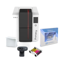 Imprimante de cartes d'identité PVC Evolis Primacy 2 haute performance, simple ou double face, en promotion