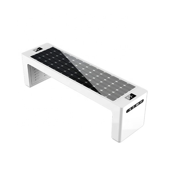 Led Advertising Solar Smart Rest Chair and Bench with Wifi Charging