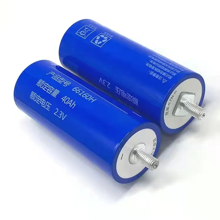 Lithium Titanium 2.3V 30Ah 35Ah 40Ah 45Ah Battery MSDS Grade A LTO Battery 66160 Iron Titanate Batterie