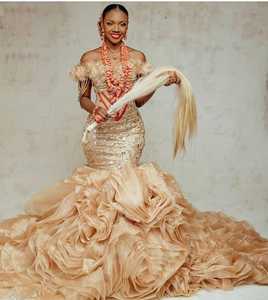 S1151A   Livraison directe Nouvelle robe de mariée populaire Princesse Lamous Robe de mariée simple <span class=keywords><strong>Dragon</strong></span> Saton Robe de bal Robes de mariée - Product Image 1
