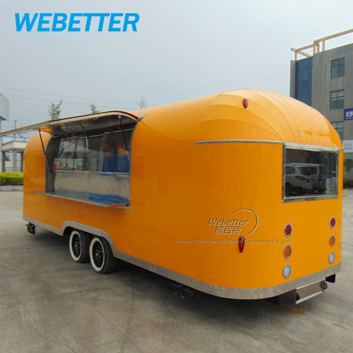 WEBETTER Airstream Food Truck - Fully Equipped Fast Food Trailer