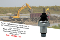 Capteur de pression d'huile haute précision pour alarme moteur de bulldozer et excavatrice Shantui – Aucun modification requise