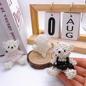 Porte-clés personnalisable en forme d'ours mignon pour voiture, décoration de sac pour filles, cadeau promotionnel, porte-clés lapin mignon pour femmes, breloque de sac à main - Product Image 2