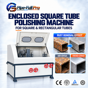 Máquina Pulidora de Metales Multiestación para el Tratamiento de Superficies de Tubos Cuadrados, Hierro Angular, Barras Planas y Acero de Canal - Product Image 1