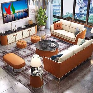 A05 تاجر الجملة صالون كاملة أون Cuir طويل الأريكة الأرائك الجلدية رخيصة 3 قطعة الاقسام طقم أريكة لغرفة المعيشة أثاث مخصص - Product Image 2