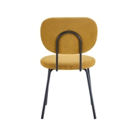 Chaise en Tissu et Velours Rembourrée de Style Nordique, Design Moderne, Sur Mesure, pour la Maison, les Restaurants, les Salles à Manger et les Hôtels