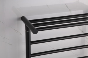 Porte-serviettes mural moderne chromé pour salle <span class=keywords><strong>de</strong></span> <span class=keywords><strong>douche</strong></span>, finition <span class=keywords><strong>de</strong></span> surface en acier inoxydable, étagère <span class=keywords><strong>de</strong></span> quincaillerie pour salle <span class=keywords><strong>de</strong></span> bain, porte-serviettes en <span class=keywords><strong>tour</strong></span> - Product Image 5