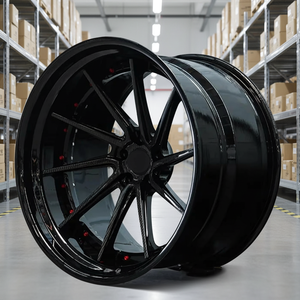 Rines Deportivos OEM <span class=keywords><strong>de</strong></span> Fibra <span class=keywords><strong>de</strong></span> Carbono Forjada, 5-6 Pernos, 17-26 Pulgadas, Negro Brillante, Acabado Mecanizado, Diseño Cóncavo, Nuevos, 35 mm, 9 Años <span class=keywords><strong>de</strong></span> Garantía - Product Image 2