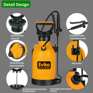 8L OEM una correa de hombro Manual de alta presión sistema de nebulización de jardín rociador de niebla fina para riego de césped y plantas - Product Image 4