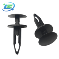 Clips de fixation automatiques à expansion par poussée en nylon noir, en stock, vente en gros, pour pare-chocs Ford