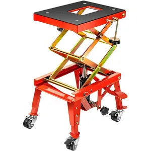 Factory Supply Adjustable 350LB Hydraulic Motorcycle Scissor Jack Lift Hoist Center Stand Lift Motorcycle Repair Tools