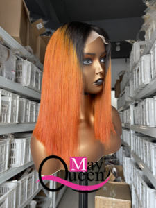 Mayqueen วิกผมมนุษย์13*4สำหรับผู้หญิง,วิกผมสีดำธรรมชาติปักจากผมจริง4*4 - Product Image 3