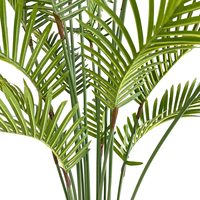 Grand palmier artificiel réaliste en plastique de 150 cm pour la décoration moderne des salons domestiques (vente en gros)