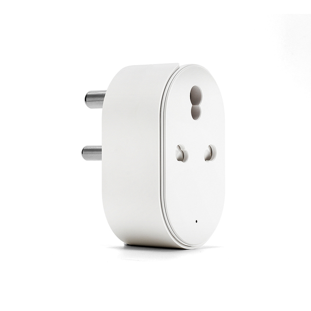 UEMON 16A Smart Power Socket Plug India Standard 110V-240V Home Voice Control (Google Home/Alexa) Wi-Fi Wireless Energy Monitor