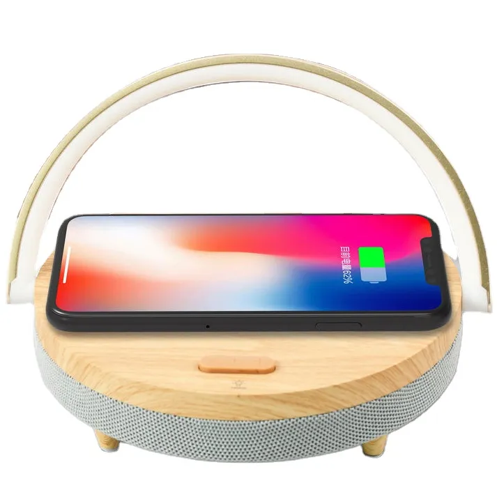 New Trend Wireless Charger Speaker Bedside Light Speaker Fast Charger For Phone