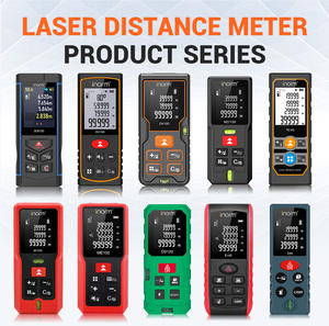 Inorm TE100 Handgehaltener Laser-Entfernungsmesser |   0,05-100m 2mm Genauigkeit Pythagoras Flächen-/Volumenberechnung IP54 Kunststoff Multi-Modus HD Hintergrundbeleuchtung - Product Image 3