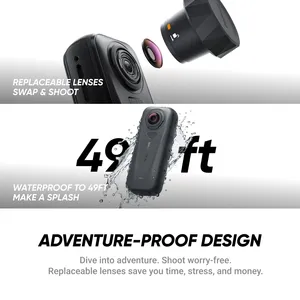 Cámara Deportiva Insta 360 X4 Air 8K HD con Múltiples Opciones de Paquete, Resistente al Viento y a las Sacudidas, para Vlogs - Product Image 4