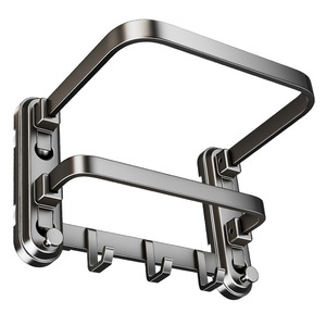 Suction Cup Wall Mount Basin Holder Chrome Finish Punch Free Bathroom Storage Rack For Shower Room - Product Image 5