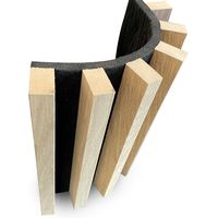 Paneles Acústicos Modernos de MDF, Absorbentes de Sonido, de Madera Alistonada, Personalizados, Impermeables, Ecológicos, Paneles Acústicos para Pared, Muestra Gratis