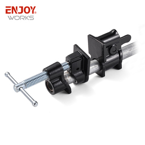 H Phong Cách Nhiệm Vụ Nặng Nề Gỗ Dán Ống Kẹp 1/2 Inch Đúc Ống Sắt Kẹp Hàn Bảng Kẹp Thợ Mộc Công Cụ Cho Lắp Ráp Cách Sử Dụng - Product Image 2
