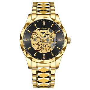 Montre automatique mécanique pour homme, sport et affaires, boîtier en métal, bracelet en acier inoxydable, 26 mm, 44 mm, aiguilles lumineuses, 50 m étanche - Product Image 3